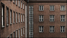 Rathaus Köpenick - Fassade im Innenhof