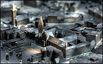 Bronzemodell der Köpenicker Altstadt