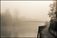 Katzengrabensteg im Nebel