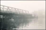 Behelfsbrücke an der Langen Brücke