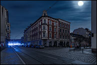 Köpenicker Altstadt im Licht des Vollmonds - Stromausfall 2019